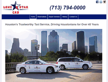 Tablet Screenshot of lonestarcab.com